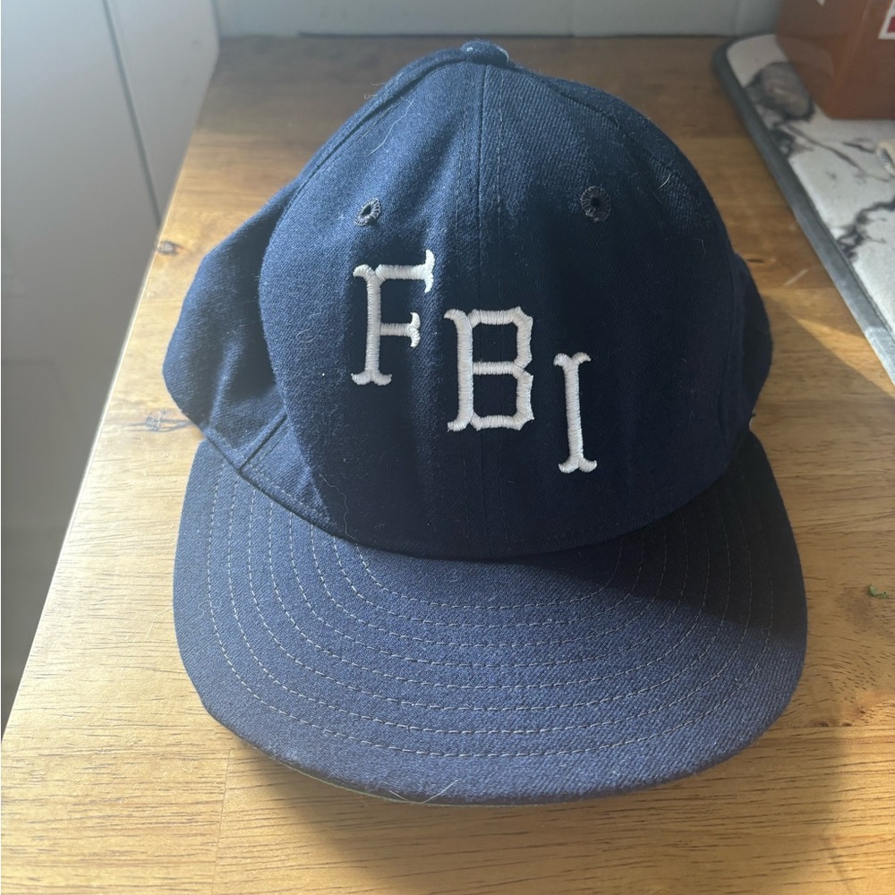 Vintage 70s Rare New Era FBI SnapBack cap